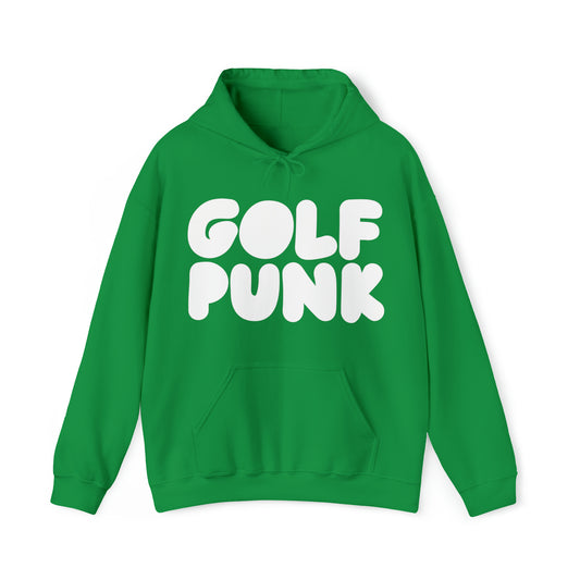 Best Golf Hoodie in green with Golf Punk Print design unisex 